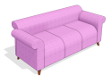 sh_Sofa 3 Lugares Multicor Parametrico Rosa